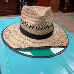 Designer Straw  Hat with sun shade  $28 oneSize +